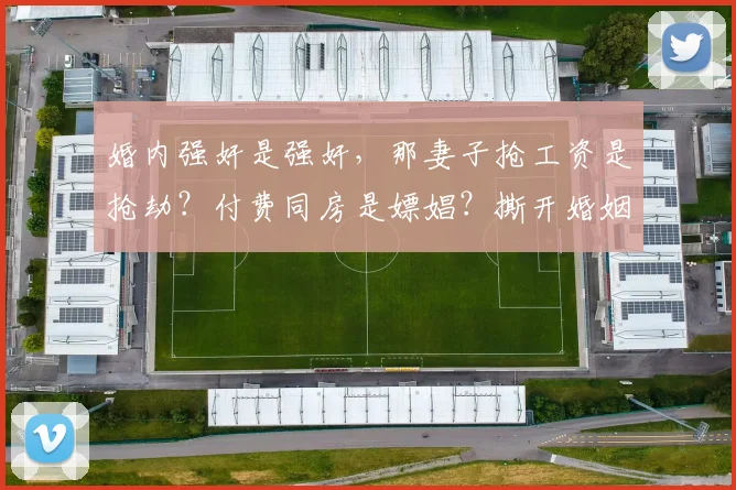 婚内强奸是强奸，那妻子抢工资是抢劫？付费同房是嫖娼？撕开婚姻最双标的底层真相